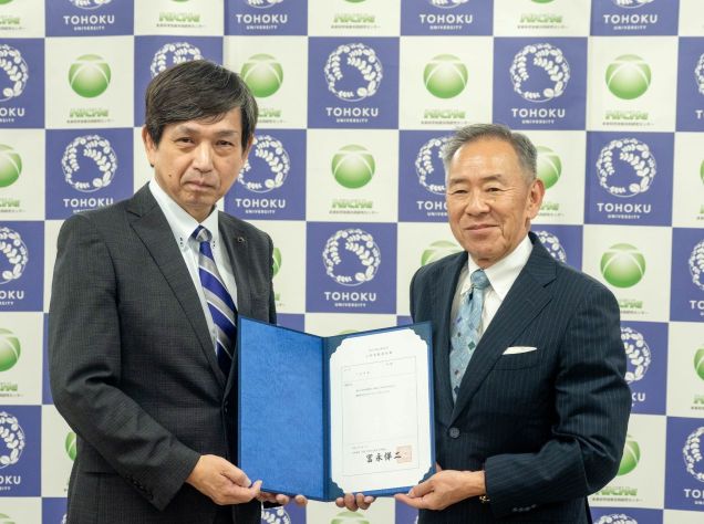 Rapidus株式会社小池淳義代表取締役社長への称号授与式を行いました。