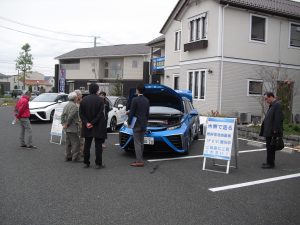 宮城県によるFCV(燃料電池自動車)展示