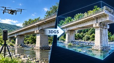 3DGSによる高精細3Dモデル生成技術がNETIS登録 －専用計測機器を使わず、市販360°カメラで 現場を臨場感のある3D空間に再現－（吉...